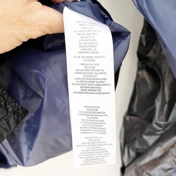 Current/elliott black and blue Rictus jacket windbreaker - Picture 12 of 17